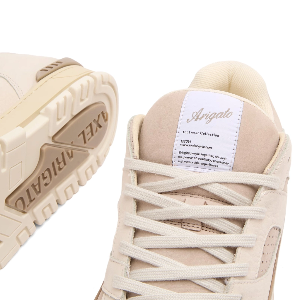 Axel Arigato Men's Area Lo Sneaker Taupe/Off White